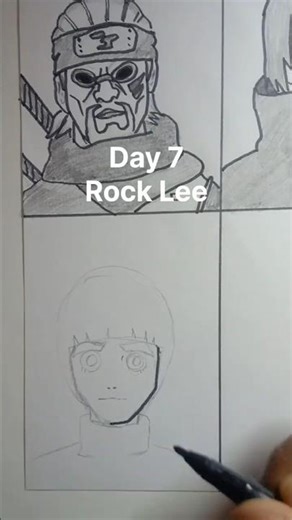 “Day 7 Drawing Naruto Characters Until I Go Viral 🔥#naruto #shorts#art#challenge