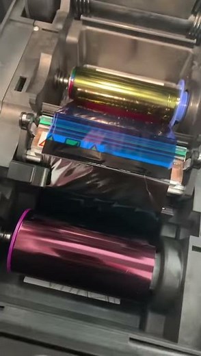 How To Install Zebra ZXP8 Ribbon | ID Card printer | zxp8