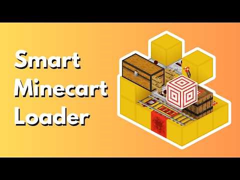 Smart Minecart Loader - Minecraft 1.21 (Java and Bedrock)