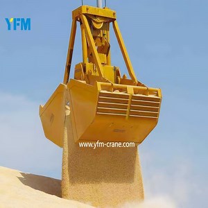 [Hot Item] ABS CCS Lr Approved Marine Single-Hook on Wireless Remote Control Clamshell Grab Bucket for Cargo Loading