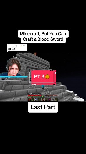 Crafting a Blood Sword in Minecraft Pt. 3 | Bionic Series