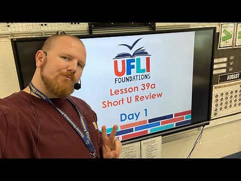 Mr. Holland’s UFLI Lesson 39a (Short U Review) Day 1
