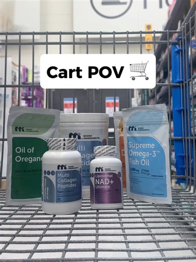 Just a few Walmart must-haves 🛒 #Walmart #WalmartFinds #healthsupplements #microingredients #supplements