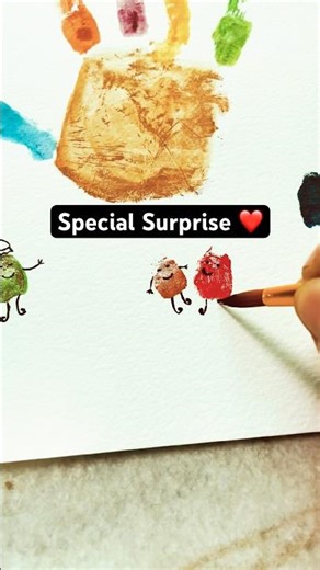 CUTE Birthday 🎉 Card Idea | Easy DIY Painting #shortsviral