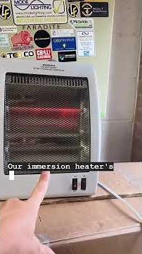 Running tests on an immersion heater (IR heater) inside this control panel setup...