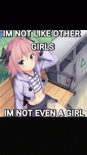 Lynx on Instagram: "I’m not even a girl #femboy #femboymemes #memesdaily #relatable #fyp"