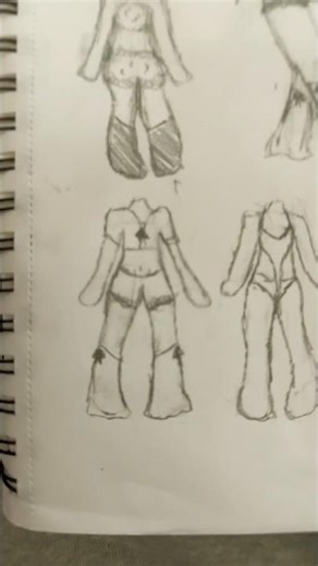 How I draw chibi body’s for clothing demonstration #ladygaga #chibi #drawing #demos #clothes