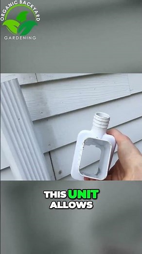 Rain Barrel DIY: Connect to Your Gutter in Minutes! 🌧️💦 Quick and Ez Install Guide #garden #short