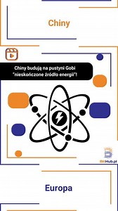 1.1K views · 6.7K reactions | Chiny budują na pustyni Gobi “nieskończone źródło energii”! Źródło: https://bithub.pl/gospodarka/chiny-wielkie-zloza-toru-zrodlo-energii/ #chiny #tor #europa | BitHub.pl | Facebook