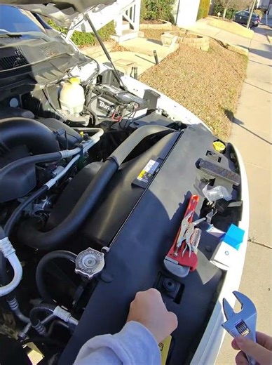 Ram 1500 Coolant Temperature Sensor Replacement #ram #1500 #2014