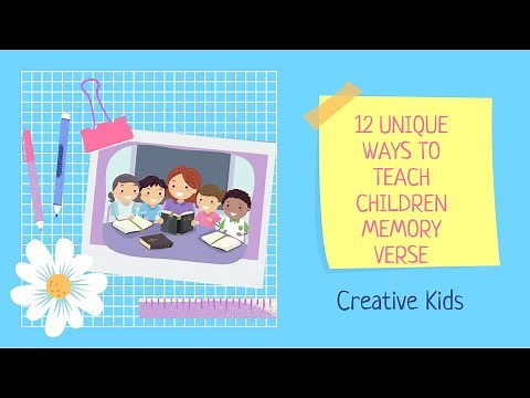 Different ways to teach Bible memory verses for kids-12 simple, fun and easy methods-Creative Kids