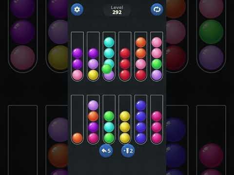 Ball Sort by Infinite Joy (V2): Levels 291, 292, 293