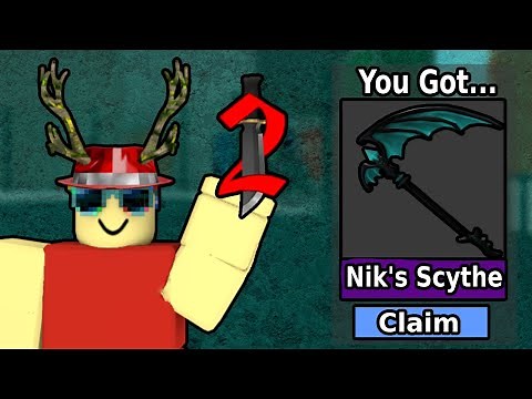 How to get Nik's Scythe in MM2!