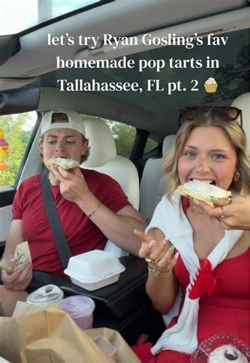 it’s confirmed !! @TallyCakeShop pop tarts are delishhhh 😋 & we will be back for their cheesecake in the future 🥳🤭 thanks Ryan Gosling for the local rec 🙂‍↕️ #tallahassee #ryangosling #poptarts #tallycakeshop #tastetest