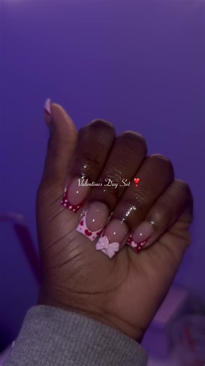 Cute and Girly Valentine Nail Inspiration