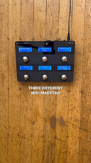 The 3 different MIDI Maestro modes There are 3 different MIDI Maestro mode options for you to play in: Aeros Mode, BeatBuddy Mode, and Custom Mode. #Pedalboard #Guitarist #MIDI #GuitarPedals #Musician | Singular Sound | Facebook