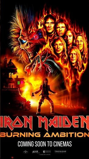 IRON MAIDEN: BURNING AMBITION! Releasing exclusively in cinemas from May 7. ironmaidenfilm.com
