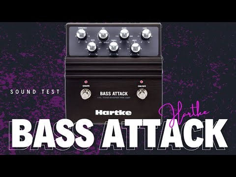 Quick sound test - Pedal Hartke Bass Attack