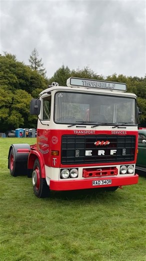 Thornhill’s Transport Services, Rolls Royce powered ERF B-series on display at the Speech House Show