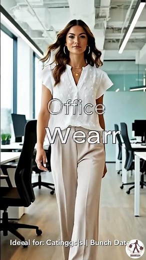 Summer Must-Have White Blouse for Women 🤍 | Casual & Work Outfit #fashion #styling #amazonfinds #usa