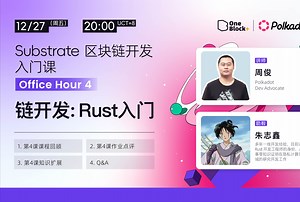 链开发：Rust入门 课程回顾