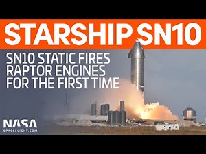 Starship SN10 Static Fire