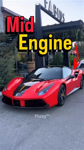 Why Supercars Put the Engine in the Middle 🤯#shorts #ferrari #supercars #carfacts #cars