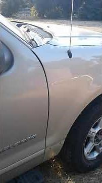 Ford Explorer fender and bumper installed