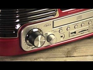 GPO Retro Memphis Record Player