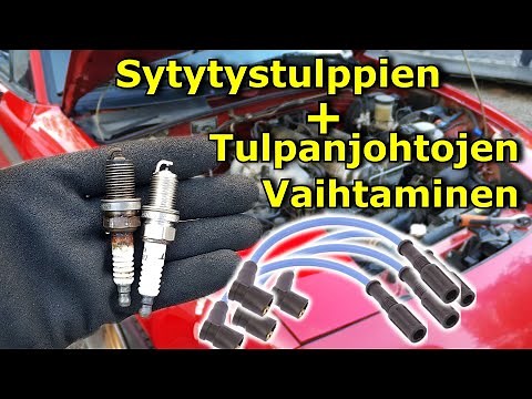 Sytytystulppien Ja Johtojen Vaihtaminen (Helppo)