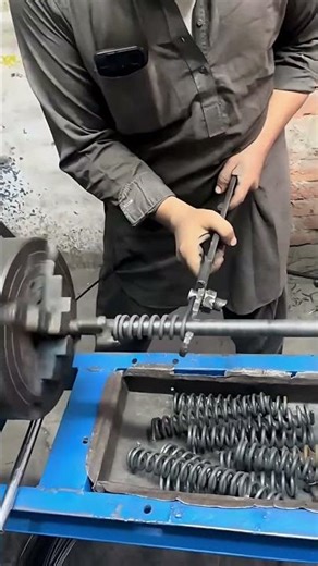 Metal Spring Production | Rotating Mandrel Method