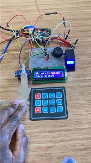 DIY Safe using Arduino Mega 2560 Pro Mini using Fingerprint Scanner and Keypad #safe #arduino