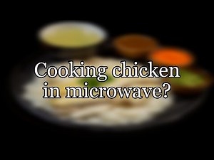 Cooking chicken in microwave?