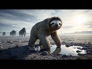 Ice Age Battle Giant Sloth's Fight for Water