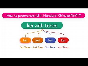 How to pronounce kei(kēi) in Mandarin Chinese Pinyin?