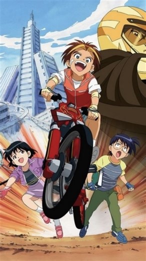viral | animated | trending on Instagram: "The show follows the exciting adventures of Sho Yamato, a boy who loves to race his Idaten bike and ends up getting lost, along with his friends, in a mysterious place called the X-Zone. #trendingreels #animationreels #viralvideos #instagood #trending"