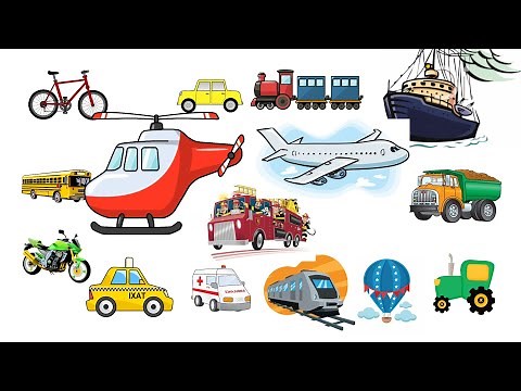 Means of Transportation - Learn English vocabulary with Pictures | EngKid