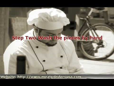 Meat Grinders How to Clean and Store