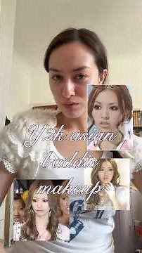 Y2k asian baddie makeup #makeuptutorial #y2kmakeup #90smakeup