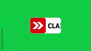 Green screen animation of claim now push button with pointer, simple animation of cursor icon clicking claim now button, Animation of claim now button, claim now button animation