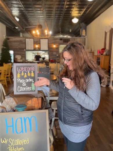 Behind our viral moment on TikTok... is my husband Mark in the background wondering where all these people are coming from. 📷 We’ve got daily specials here at Festus Jacks Restaurant. Mark’s