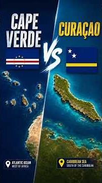 **Cape Verde vs Curaçao | Map Comparison 2026 🌍 | Area, Population & Geography Comparison**