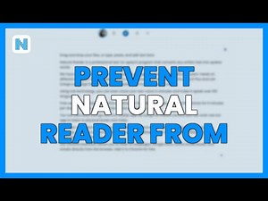 PREVENT NATURAL READER from STOPPING after each PHRASE