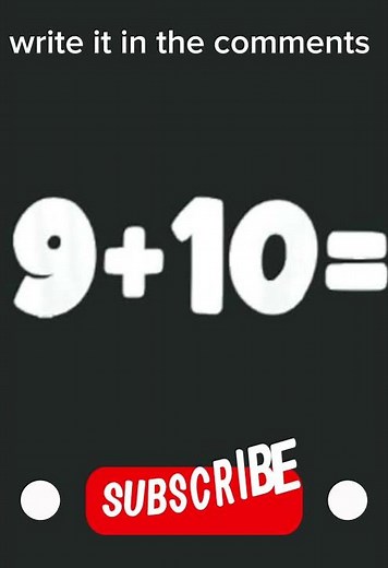 what is 9 plus 10