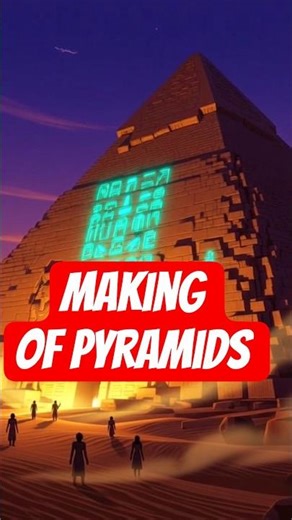 Making of Pyramids🙄#youtubeshorts #facts #explore #ai #aihistory #education #art