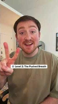 There are 3 levels of breath support 🎤⏱️
