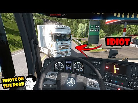★ IDIOTS on the road #53 - ETS2MP | Funny moments - Euro Truck Simulator 2 Multiplayer