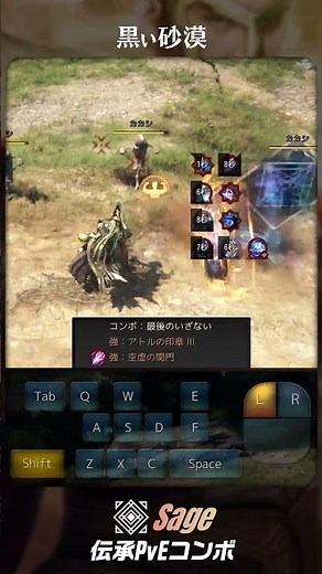 【GMキャロリア流】伝承セージ PvEコンボ紹介動画