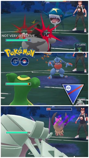 Gastrodon 💧 Golisopod 🪲 Obstagoon ☠️ #pokemongo #pokemon #gbl