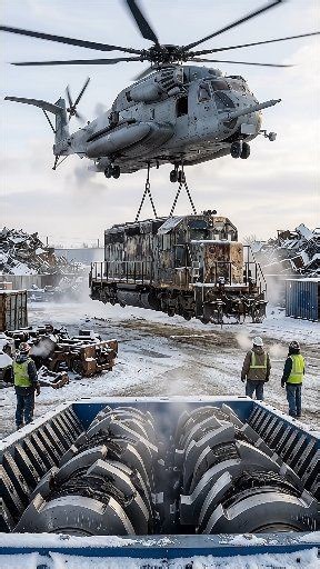 The Lifecycle of a Old Locomotive Explained : ai simulation #train #railway #reels #usa #canada #german #france #italy #IndustrialRecycling #HeavyIndustry #Europe ⚠️ DISCLAIMER: This video is AI-generated fiction created for entertainment purposes only. Do not attempt or imitate any actions shown. | Locomotive Railways